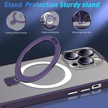 Load image into Gallery viewer, Alloy magnetic ring frosted case for iPhone
