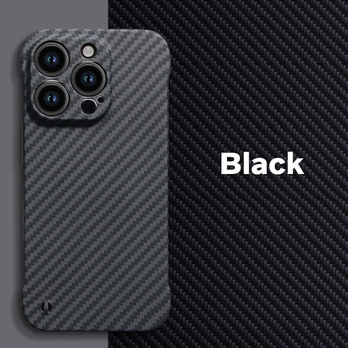 Ultra thin borderless carbon fiber  case for iPhone