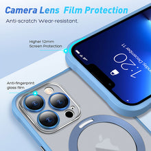 Load image into Gallery viewer, Alloy magnetic ring frosted case for iPhone
