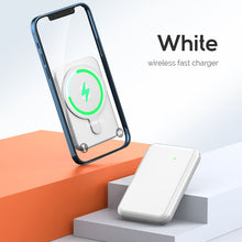 Load image into Gallery viewer, Mini Magnetic wireless fast charger with 5000mAh
