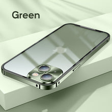 Load image into Gallery viewer, Frosted back titanium alloy frame case for iPhone
