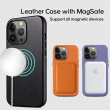 Load image into Gallery viewer, iPhone 13/12 Leather Case with MagSafe
