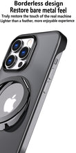 Load image into Gallery viewer, Alloy magnetic ring frosted case for iPhone
